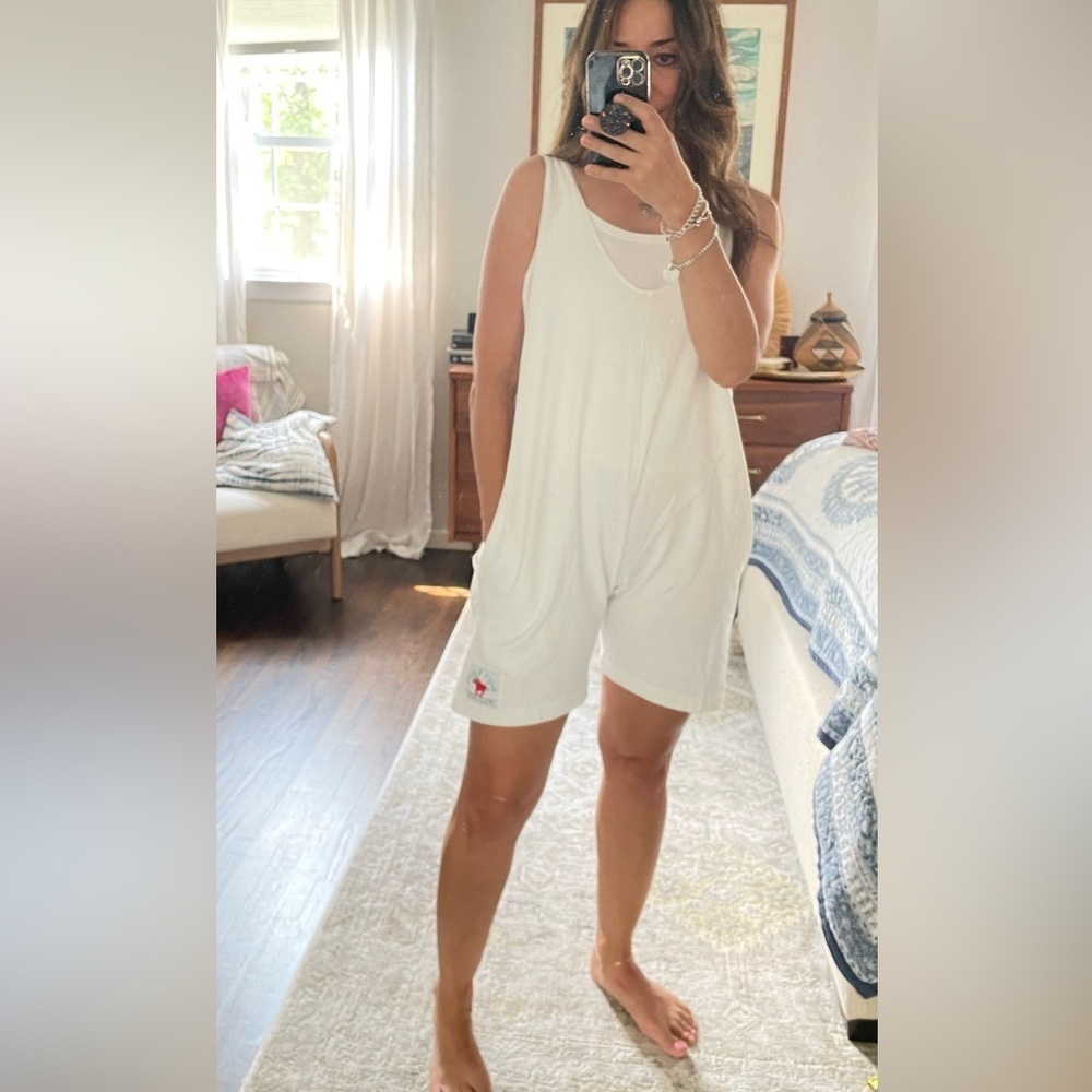 Vintage Boca Raton Polo Club Made in USA White Playsuit Romper - Picture 16 of 16